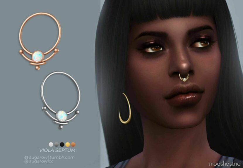 Sims 4 Accessory Mod: Viola Septum (Featured)