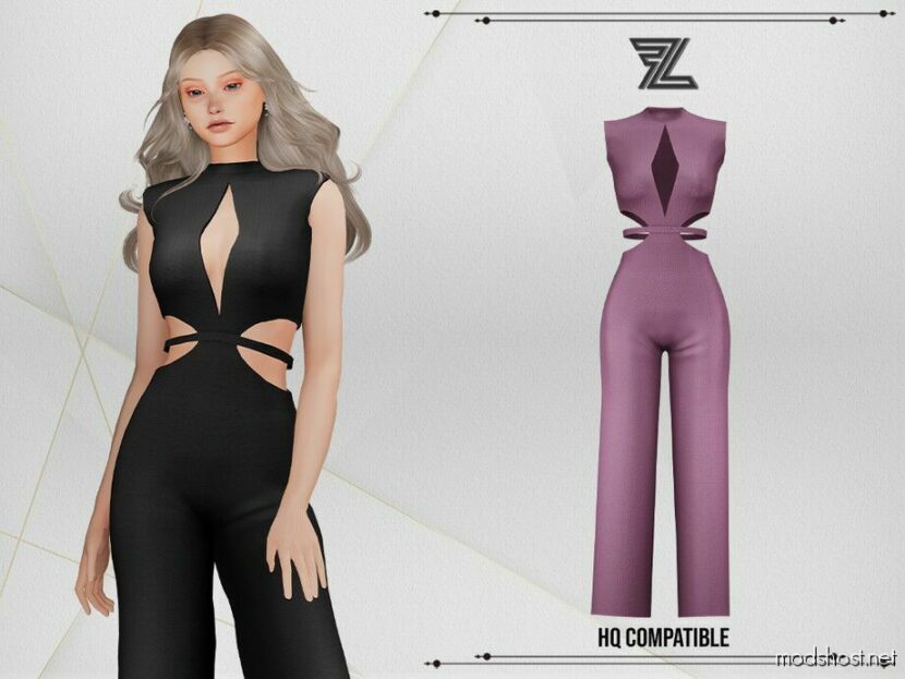 Sims 4 Everyday Clothes Mod: Zoya Jumpsuit (Featured)