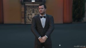 GTA 5 Player Mod: Michael’s Bowtie (FOR HIS Meltdown Tuxedo) (Image #4)