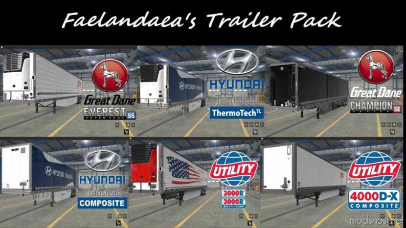 ATS Mod: Faelandaea’s Trailer Pack 1.48 (Featured)