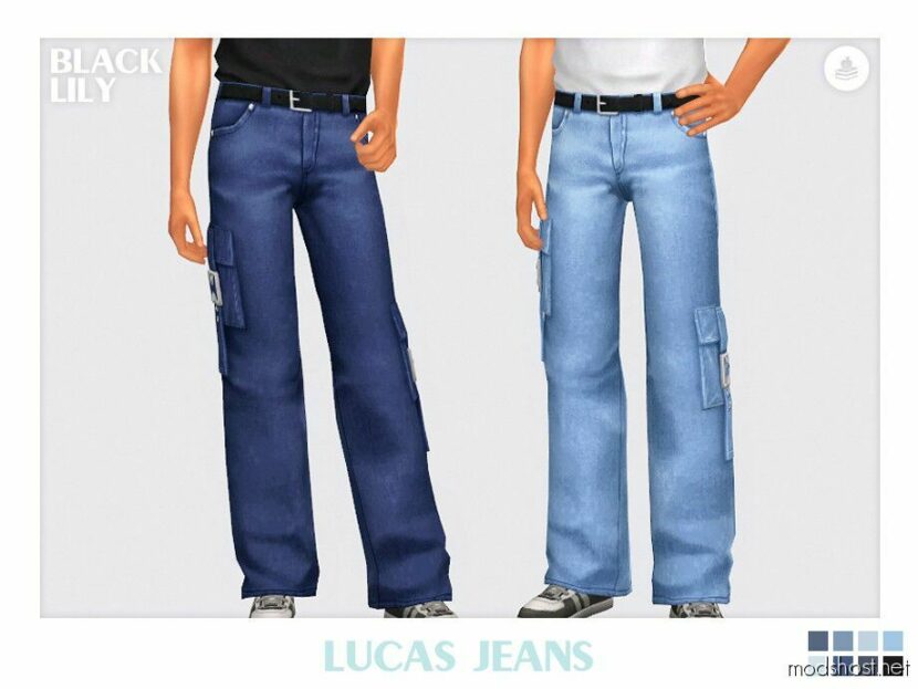 Sims 4 Teen Clothes Mod: Lucas Jeans (Featured)