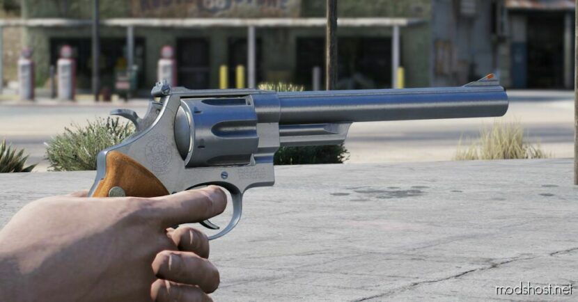 GTA 5 Weapon Mod: Smith & Wesson Model 29 Animated (Featured)