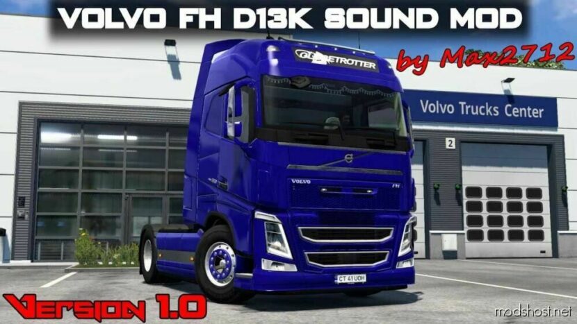 ETS2 Volvo Mod: FH D13K Sound 1.48 (Featured)