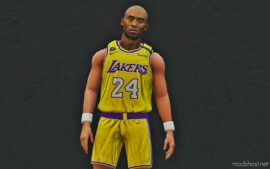 GTA 5 Player Mod: Kobe Bryant Add-On PED (Image #4)