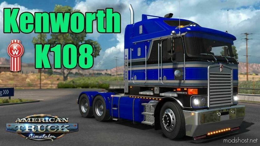 ATS Kenworth Truck Mod: K108 Jekich1 Edit + Interior V3.1 1.48 (Featured)