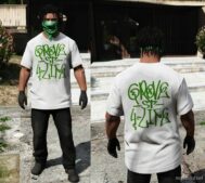 GTA 5 Player Mod: Families GTA Gang Shirts And Real Life Pack + ICE Cube Tshirt (Image #2)