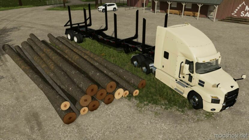 FS22 Mod: Logger Trailer V1.0.0.1 (Featured)