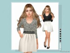 Sims 4 Dress Clothes Mod: Myriam Dress (Featured)