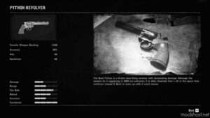 RDR2 Weapon Mod: Colt Python V1.1 (Image #7)