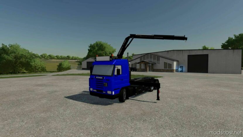 FS22 Scania Truck Mod: 143M V8 Hooklift (Featured)