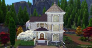 Sims 4 House Mod: Enchantress's Mansion • NO CC | Halloween 2023 (Image #2)