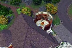 Sims 4 House Mod: Enchantress's Mansion • NO CC | Halloween 2023 (Image #16)