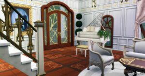 Sims 4 House Mod: Enchantress's Mansion • NO CC | Halloween 2023 (Image #17)