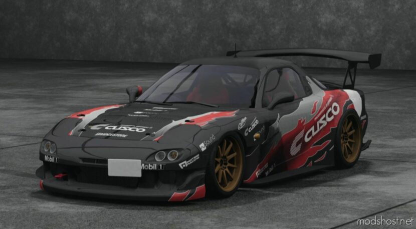 BeamNG Mazda Car Mod: RX-7 Spirit R (FD3S) 2002 V1.3 0.30 (Featured)