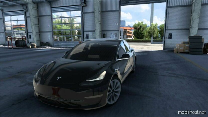 ETS2 Tesla Car Mod: Model 3 Performance (Featured)