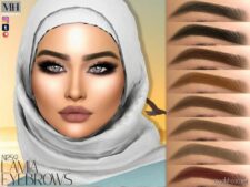 Sims 4 Female Hair Mod: Lamia Eyebrows N259 (Featured)