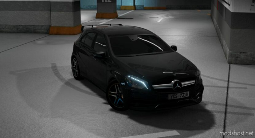 BeamNG Mercedes-Benz Car Mod: A45 AMG 0.30 (Featured)