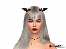 Sims 4 Accessory Mod: Halloween 2023 – Evil BAT Wings (Image #2)