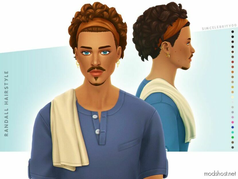 Sims 4 Male Mod: Randall Hairstyle (Featured)