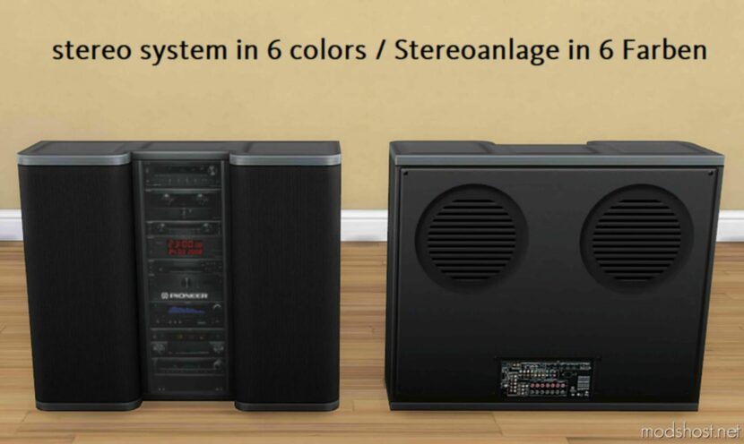 Sims 4 Object Mod: Stereo System (Featured)