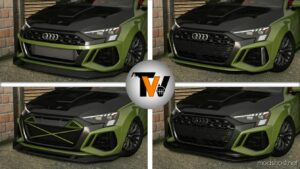 GTA 5 Audi Vehicle Mod: RS3 Sportback 2022 Add-On | Tuning | Template (Image #5)