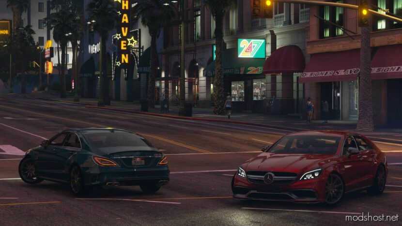 GTA 5 Mercedes-Benz Vehicle Mod: 2015 Mercedes-Benz Cls63S AMG Add-On V1.2 (Featured)