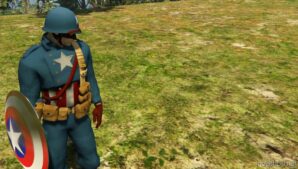 GTA 5 Player Mod: Captain America WW1 Addon PED (Image #3)