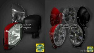 ETS2 Hella Part Mod: Abasstreppas Hella Lamp Pack V2.2 1.48.5 (Featured)