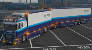 GTA 5 Vehicle Mod: Dolly + Trailer Scania R650 VAN Herk ELS (Image #2)