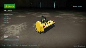 FS22 Attachment Mod: Salek MUL 1000 (Image #4)