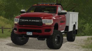 FS22 Dodge Car Mod: RAM 3500 Service Truck V4.0.0.1 (Image #4)