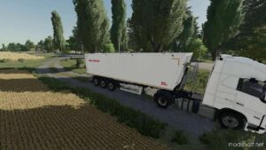 FS22 Mod: Aluminum Grain Semi-Trailer ANP-55 Kobzarenko (Image #3)