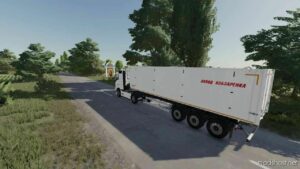 FS22 Mod: Aluminum Grain Semi-Trailer ANP-55 Kobzarenko (Image #4)