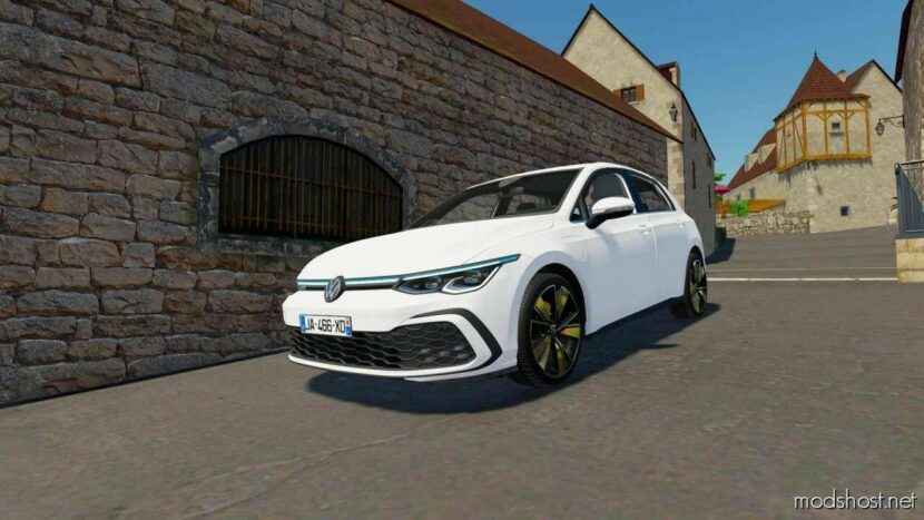 FS22 Volkswagen Car Mod: Golf 8 GTE V1.0.0.1 (Featured)