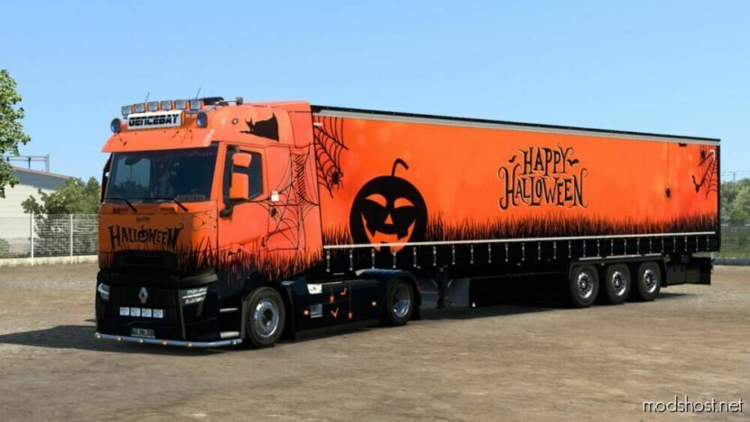 ETS2 Skin Mod: Happy Halloween Combo (Featured)