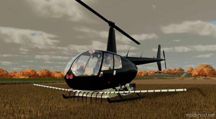 FS22 Mod: Robinson R44 With Sprayer (Featured)