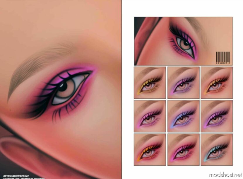 Sims 4 Eyeshadow Makeup Mod: N263 V2 (Featured)