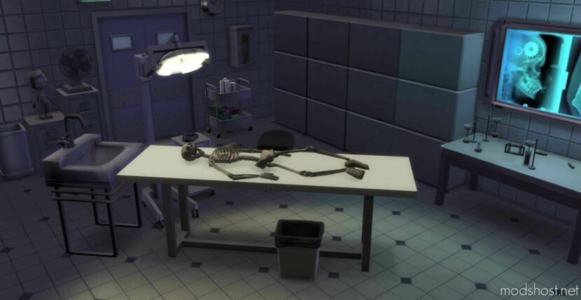 Sims 4 Object Mod: Skeletal Remains In Various States (Featured)