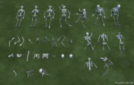 Sims 4 Object Mod: Skeletal Remains In Various States (Image #7)