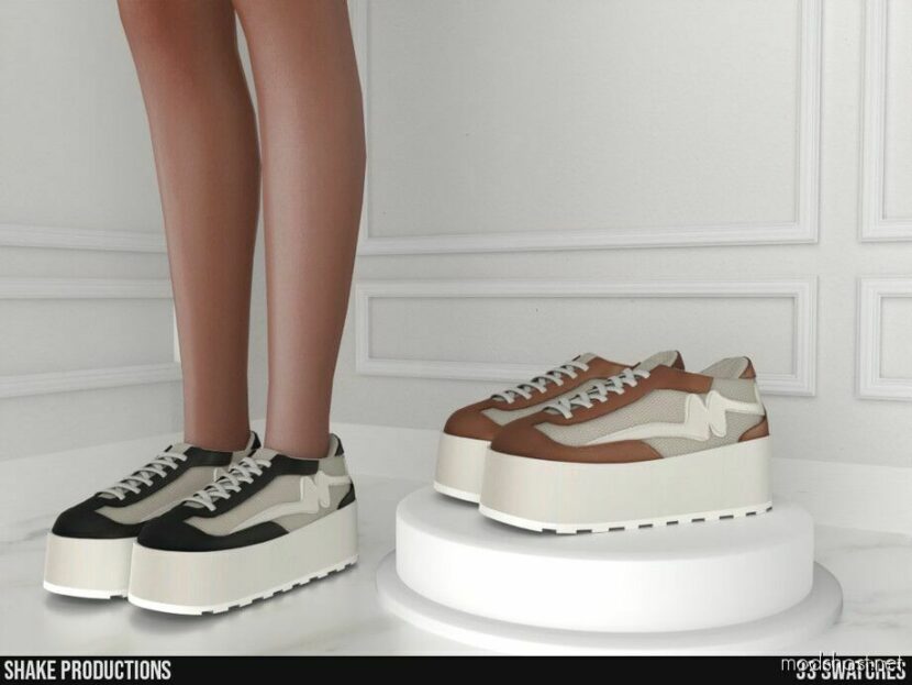 Sims 4 Female Shoes Mod: Sneakers (Female) – S102305 (Featured)