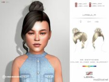 Sims 4 Kid Mod: Ursula Child Hairstyle (Featured)