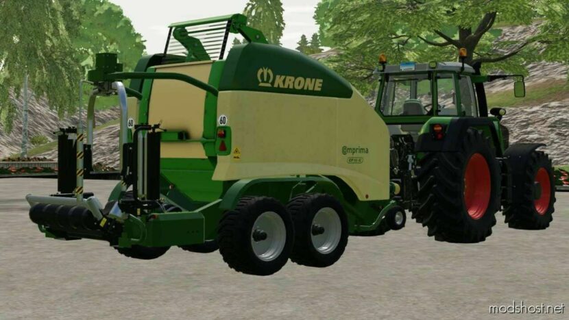 FS22 Krone Baler Mod: Comprima CF155 XC Beta V1.0.0.1 (Featured)