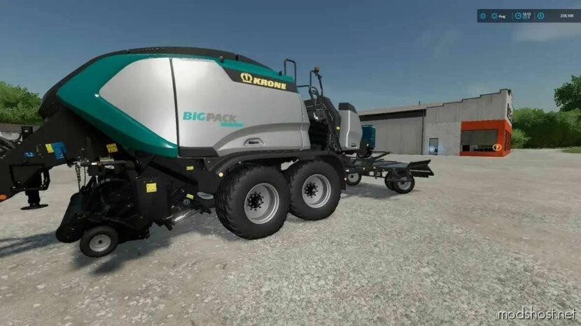 FS22 Krone Baler Mod: BIG Pack 1290 Hpdvc (Featured)