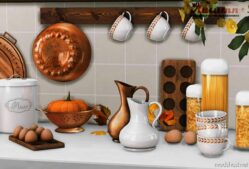 Sims 4 Object Mod: Fleur Kitchenware PT.I (Image #3)