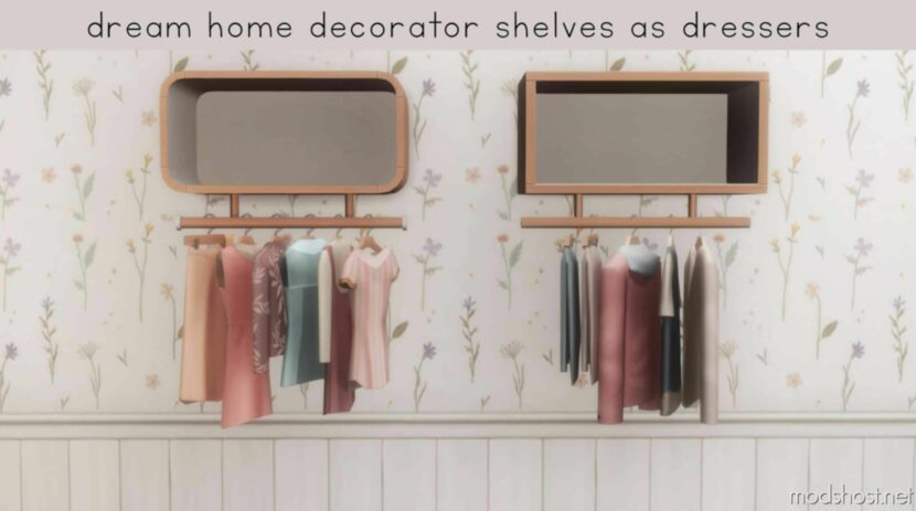 Sims 4 Mod: Dream Home Decorator Shelf Override (Featured)