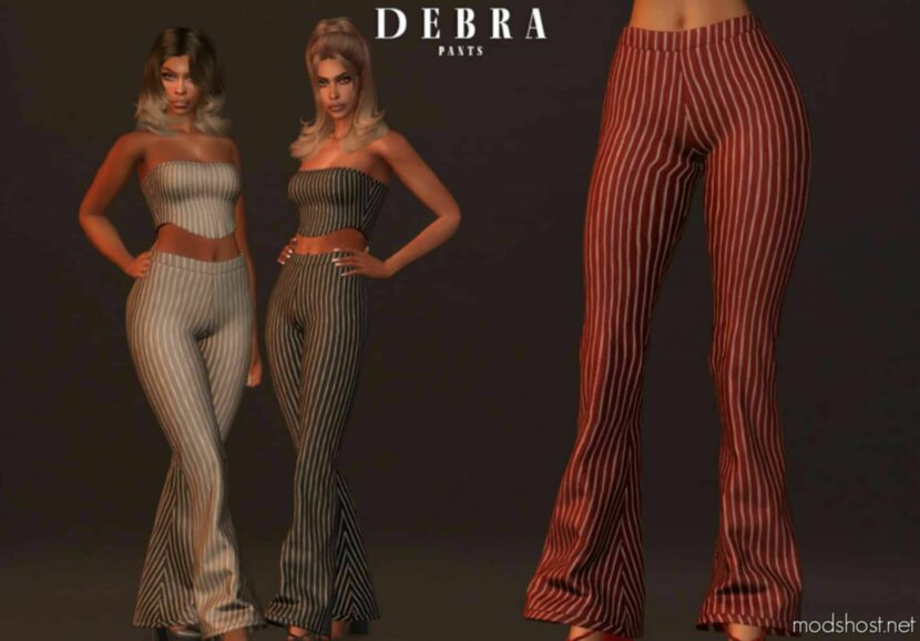 Sims 4 Adult Clothes Mod: Debra SET (Featured)