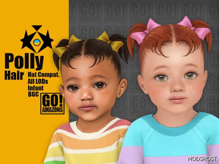 Sims 4 Kid Mod: Polly Hair (Featured)