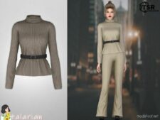 Sims 4 Elder Clothes Mod: Kiara SET (Image #2)