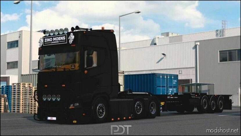 ETS2 Scania Truck Mod: S650 + Trailer Zino Moens Transport V1.2 1.48 (Featured)