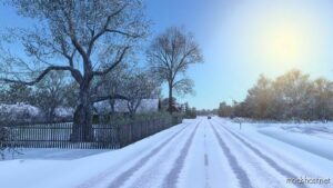 ETS2 Winter Mod: Frosty Winter Weather Mod V9.6 1.48.5 (Featured)